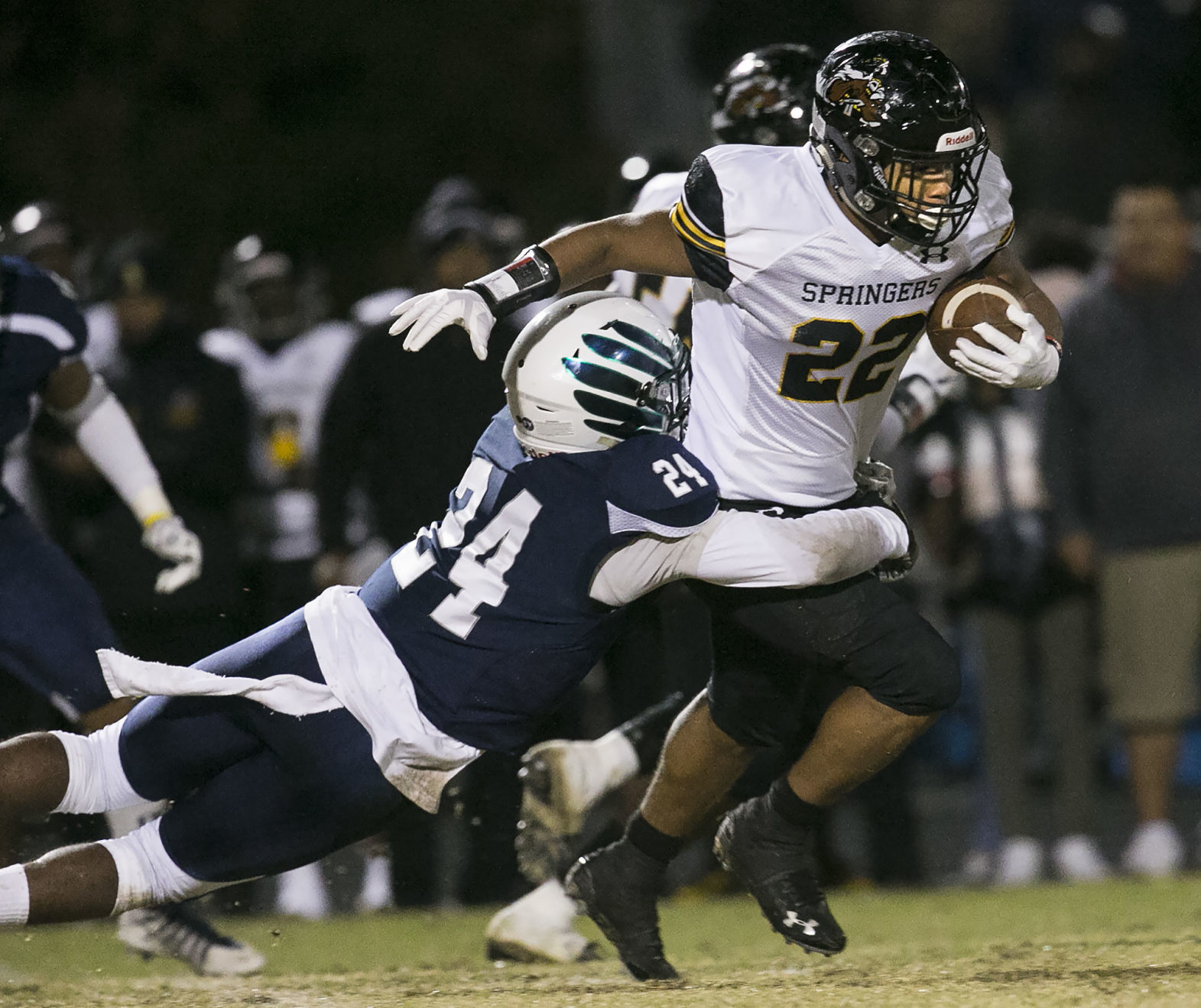 Highland Springs at Colonial Forge football